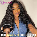 HD Lace Front Human Hair Wigs Deep Wave 13x4 13x6 Transparent Lace Frontal Wigs Cynosure Glueless Wig Human Hair Ready To Wear
