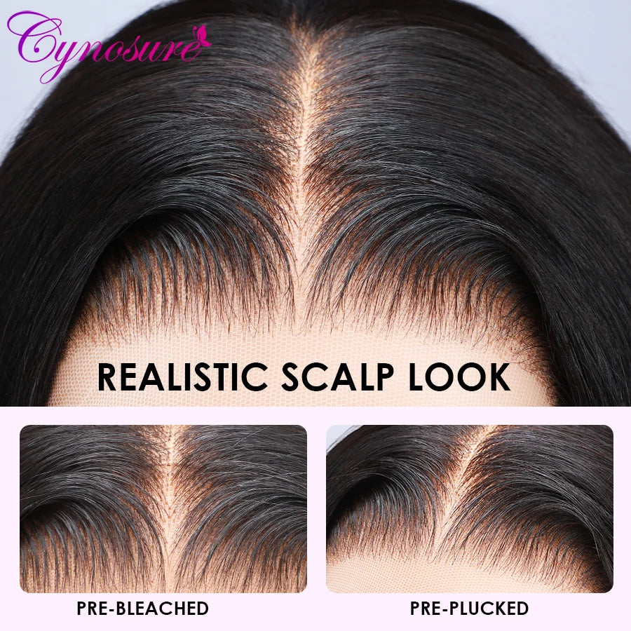 Cynosure Hair 13x4 Body Wave Lace Front Human Hair Wig Pre Plucked 200% Density HD Full Lace Frontal Human Hair Wig for Women