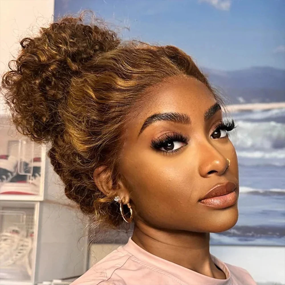 Highlight 360 Lace Front Wig Human Hair Wigs Highlight Density Lace Wigs Highlight Wig 360 Full Lace Wig Human Hair Pre Plucked