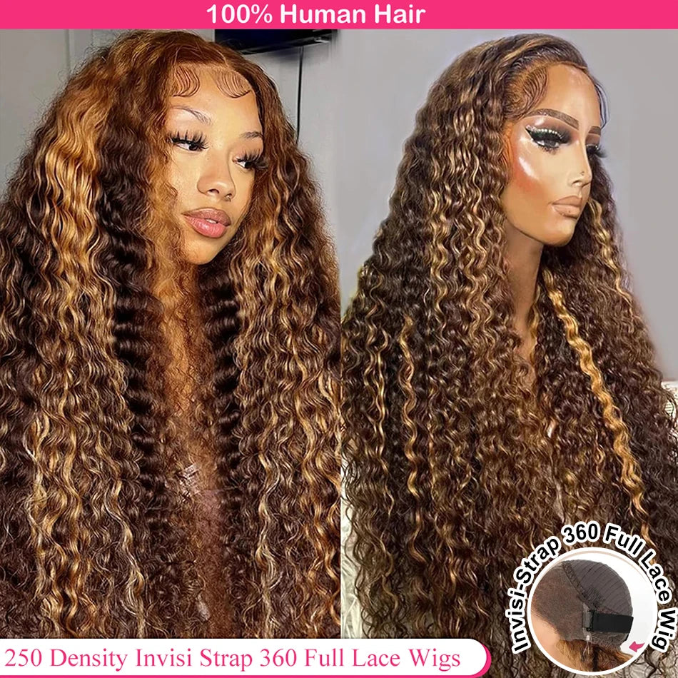 Highlight 360 Lace Front Wig Human Hair Wigs Highlight Density Lace Wigs Highlight Wig 360 Full Lace Wig Human Hair Pre Plucked