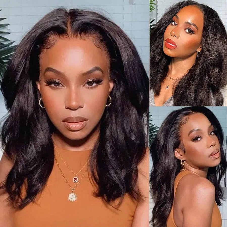 Transparent Lace Frontal Wig Human Hair Lace Frontal Wig 30 Inch Kinky Straight Lace Front Human Hair Wigs For Wome Human Hair