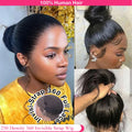 Invisi Strap HD 360 Full Lace Glueless Wig Human Hair 250 Density Wig Bone Straight 360 Lace Frontal Wig Glueless Wig Human Hair