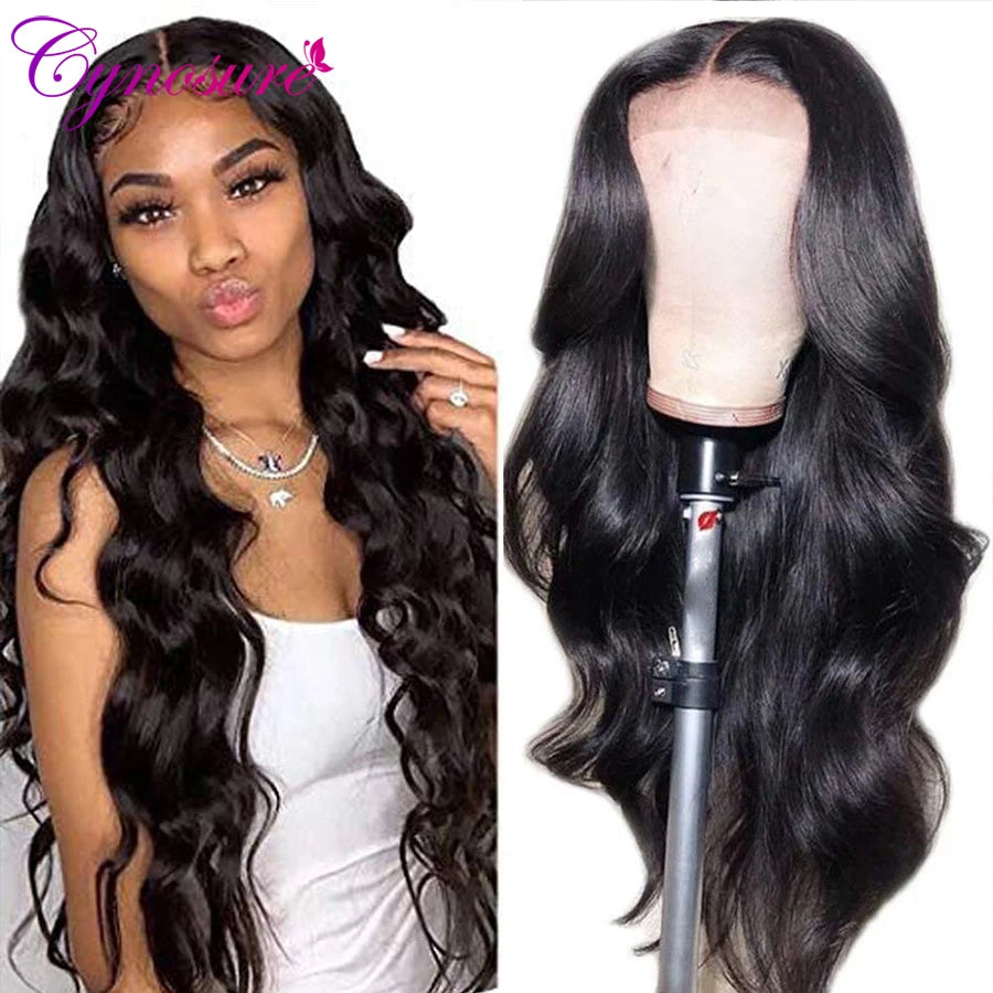 HD Transparent 13X4/13X6 Lace Front Human Hair Wigs for Women Pre Plucked Cynosure Brazilian Body Wave Lace Frontal Wig