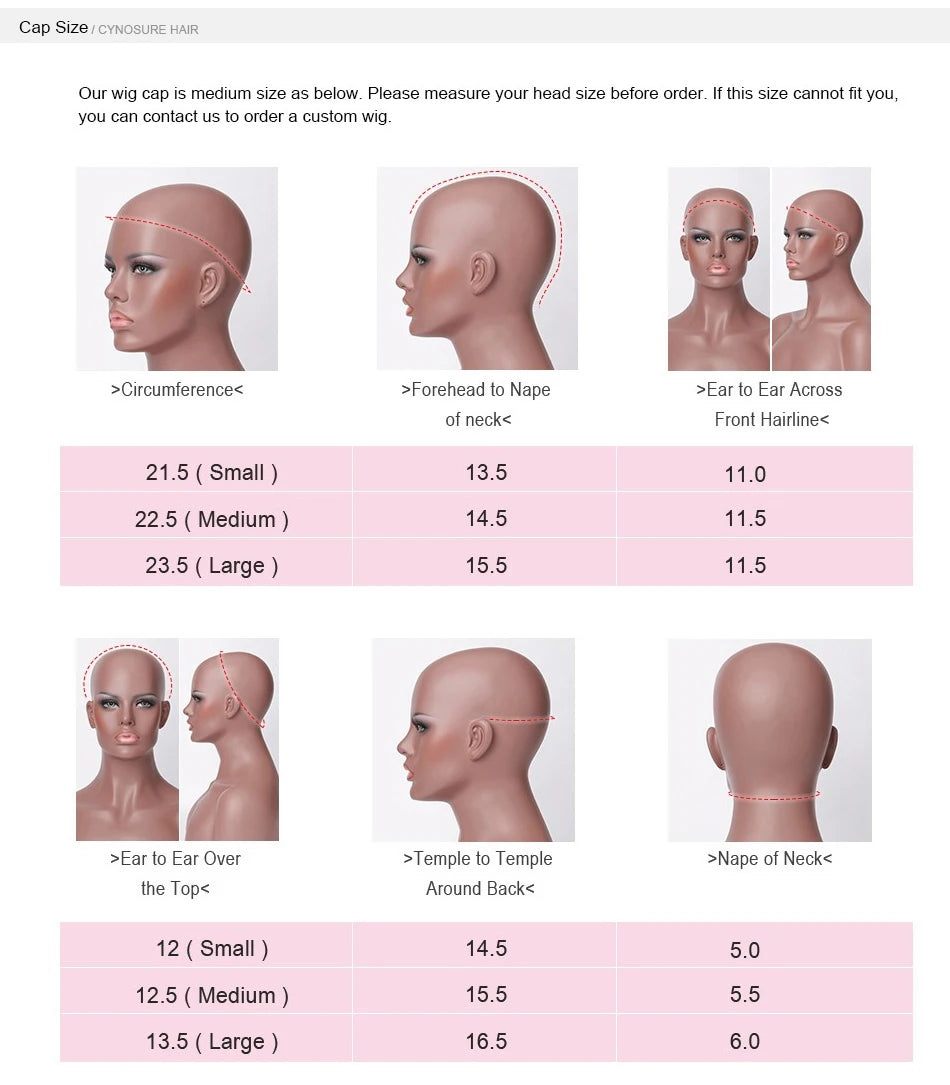 Cynosure Hair Glueless Human Hair Wig 13x4 Curly Human Hair Wig 8x5 Glueless Wig Human Hair Ready To Wear Deep Wave Wig