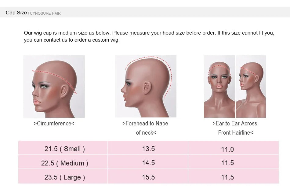 Cynosure Hair Glueless Wig Human Hair Ready to Wear Pre plucked Straight Highlight Human Hair Wig HD Lace Frontal Wig For Women