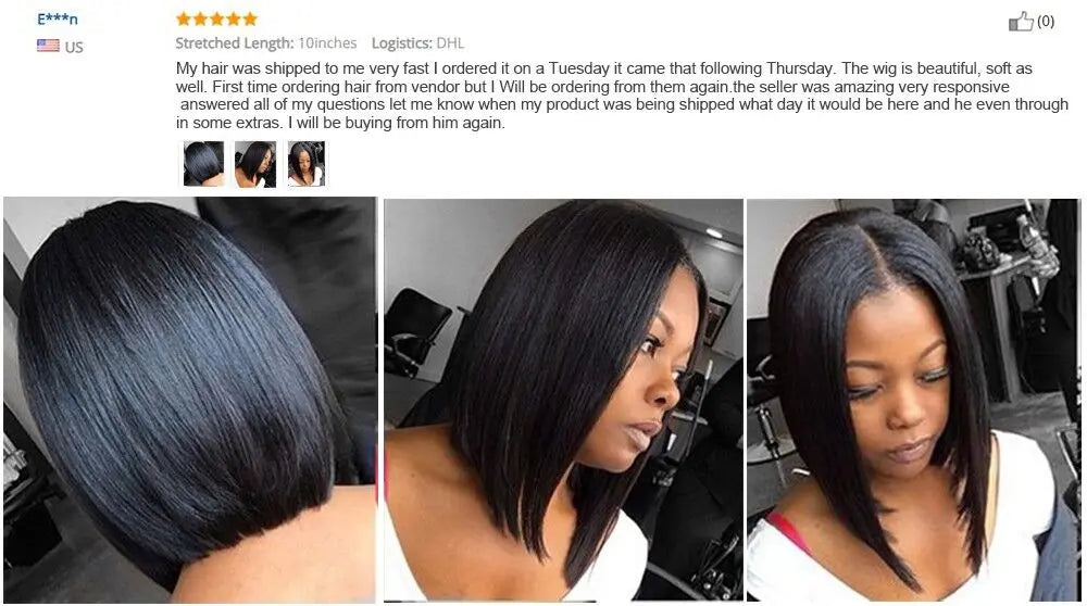 Cynosure Short Bob Wig Lace Front Human Hair Wigs For Women Pre Plucked With Baby Hair 13x4 Straight Lace Frontal Human Hair Wig