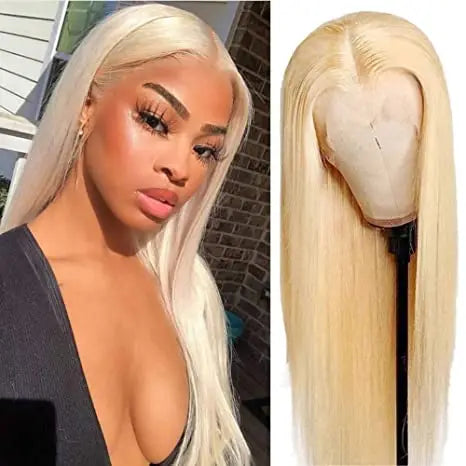 Cynosure 613 HD Lace Frontal Wig For Women 13X6 Honey Blonde Straight Lace Front Human Hair Wigs Pre Plucked With Baby Hair