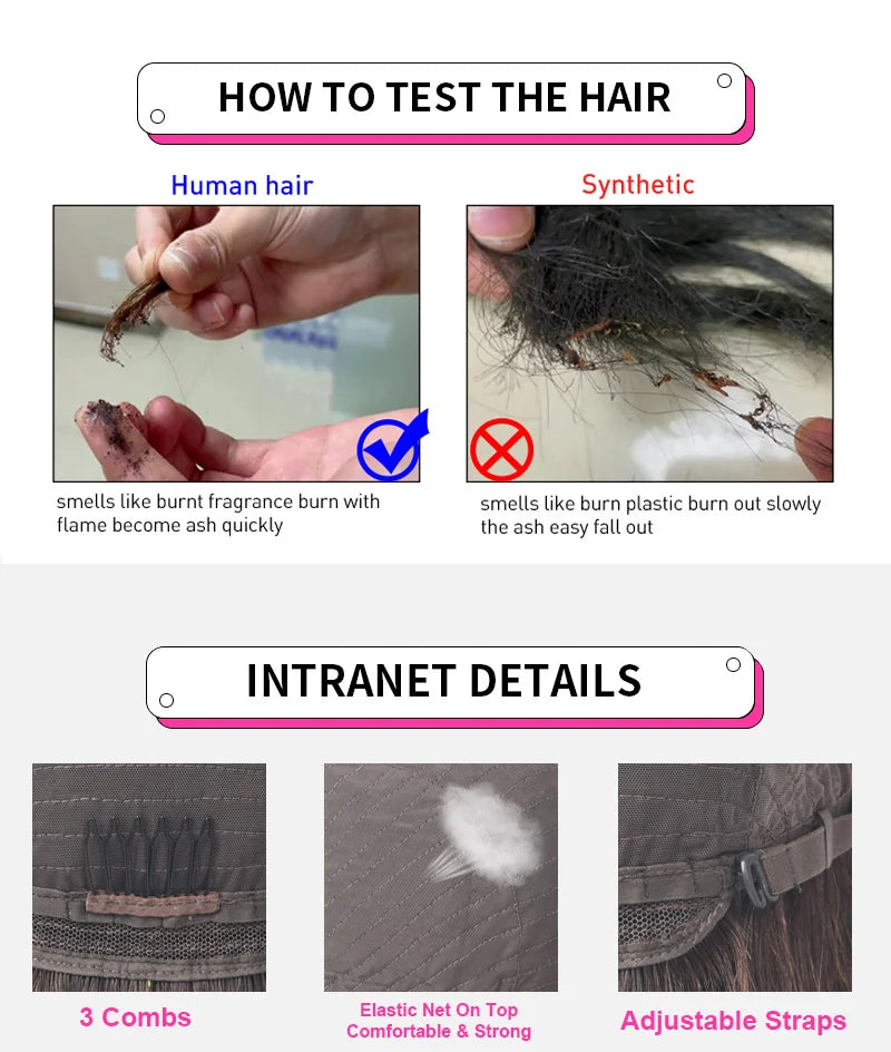 13X6 HD Dark Brown Wigs 13x4 360 Transparent Lace Frontal Wig 100% Chocolate Brown Human Hair Wigs Straight 4x4 Lace Closure Wig