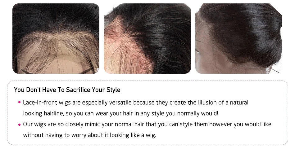 Cynosure 13x4 HD Lace Frontal Wig Pre Cut Glueless Wig Human Hair Ready to Wear Brazilian Straight Lace Front Human Hair Wigs