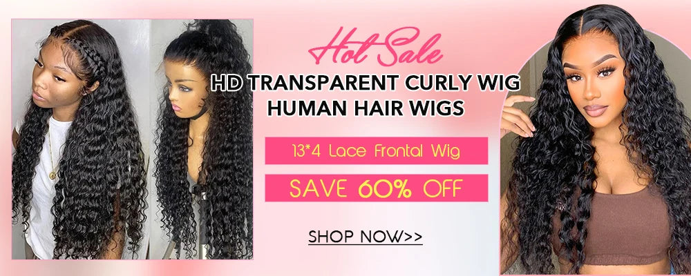 Deep Wave Frontal Wig 13x6 Hd Lace Curly Lace Front Human Hair Wig Deep Wave Wig Human Hair Human Hair Lace Frontal Wig On Sale