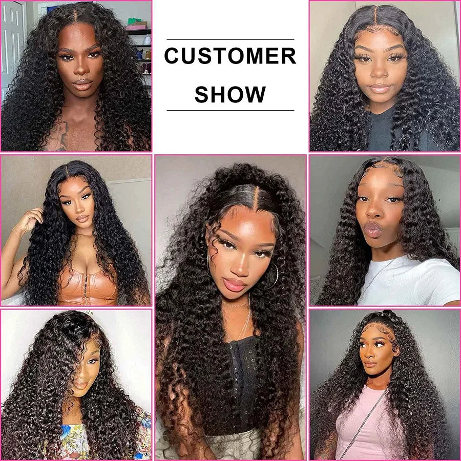 Deep Wave Frontal Wig 13x6 Hd Lace Curly Lace Front Human Hair Wig Deep Wave Wig Human Hair Human Hair Lace Frontal Wig On Sale