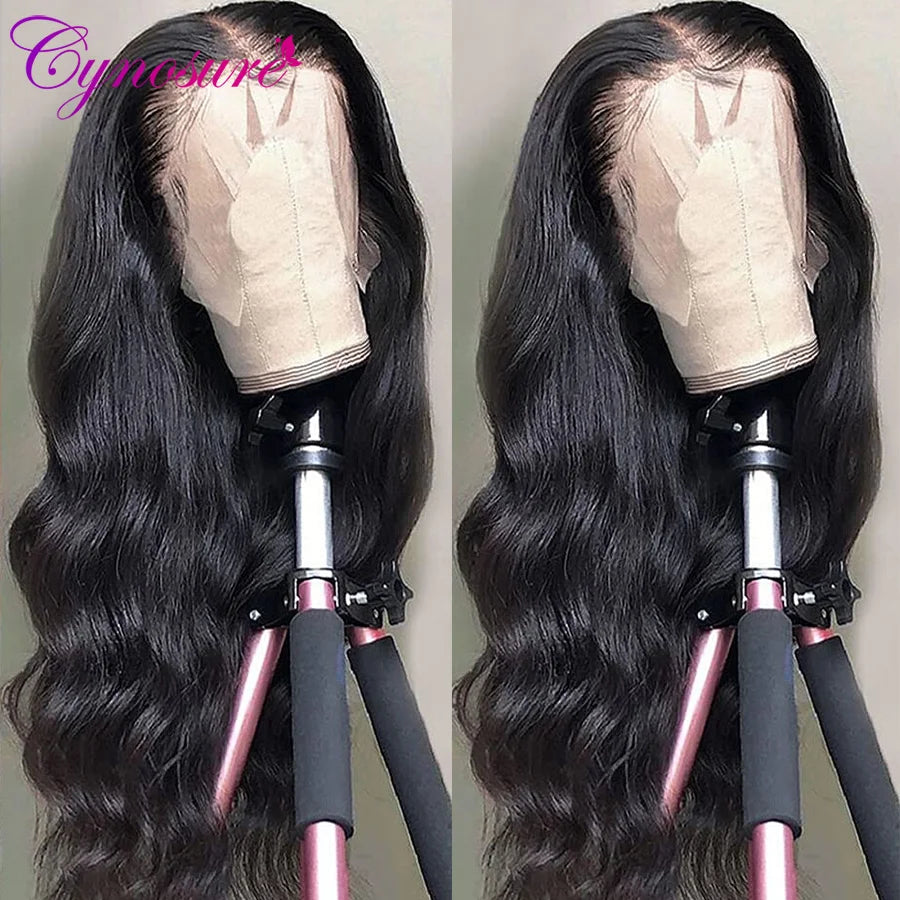 HD Transparent 13X4/13X6 Lace Front Human Hair Wigs for Women Pre Plucked Cynosure Brazilian Body Wave Lace Frontal Wig