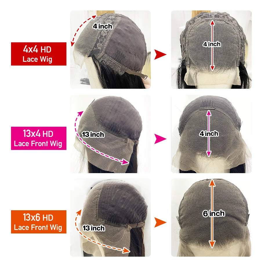 Cynosure Deep Wave Frontal Wig 13x6 HD Lace Frontal Human Hair Wigs For Women Preplucked Deep Curly Lace Front Human Hair Wigs