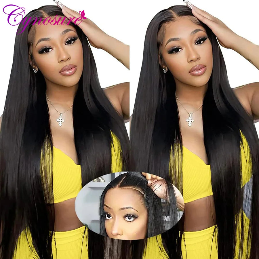 Cynosure Hair Wig 8x5 Glueless Human Hair Wigs Preplucked Brazilian Straight Lace Frontal Wig Human Hair For Women Ready To Wear