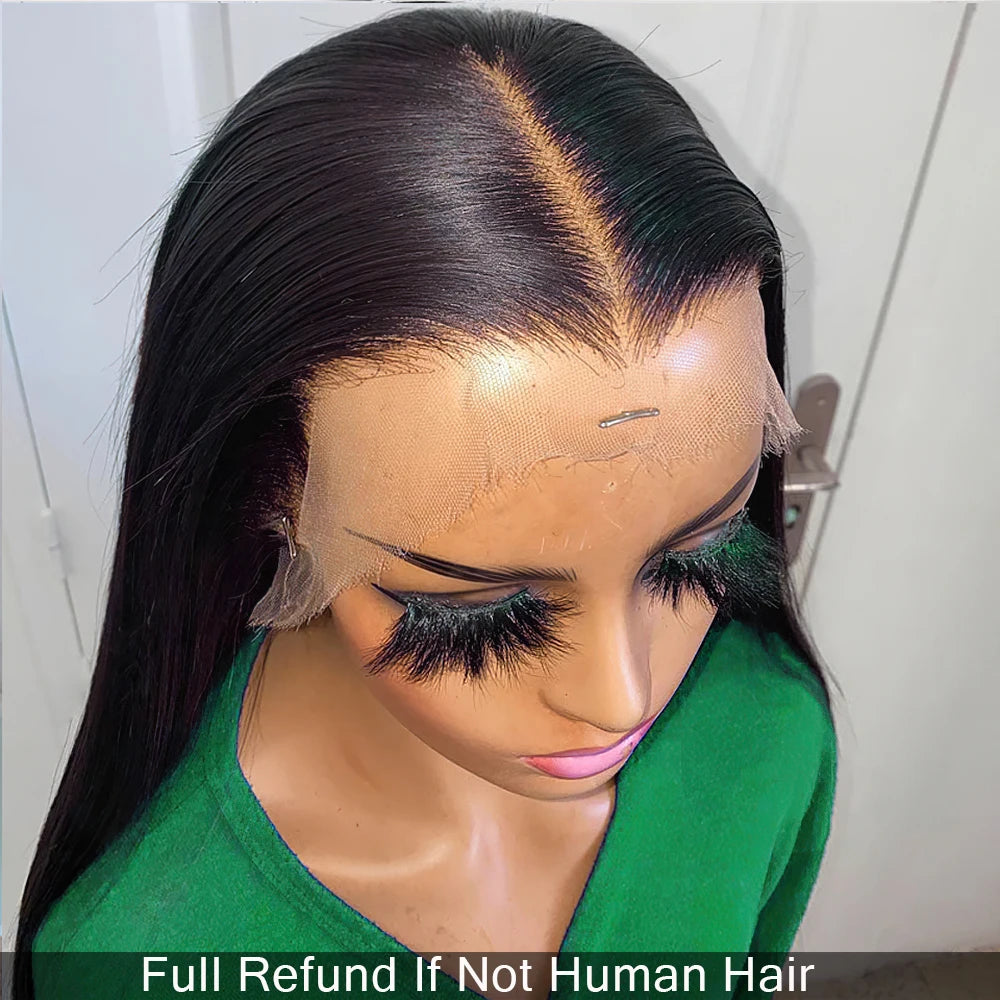 Glueless Wigs Human Hair Lace Frontal Wig Hd Lace Wig 13X6 13X4 6X6 Closure Wig 30 Inch Bone Straight Lace Front Wigs Human Hair