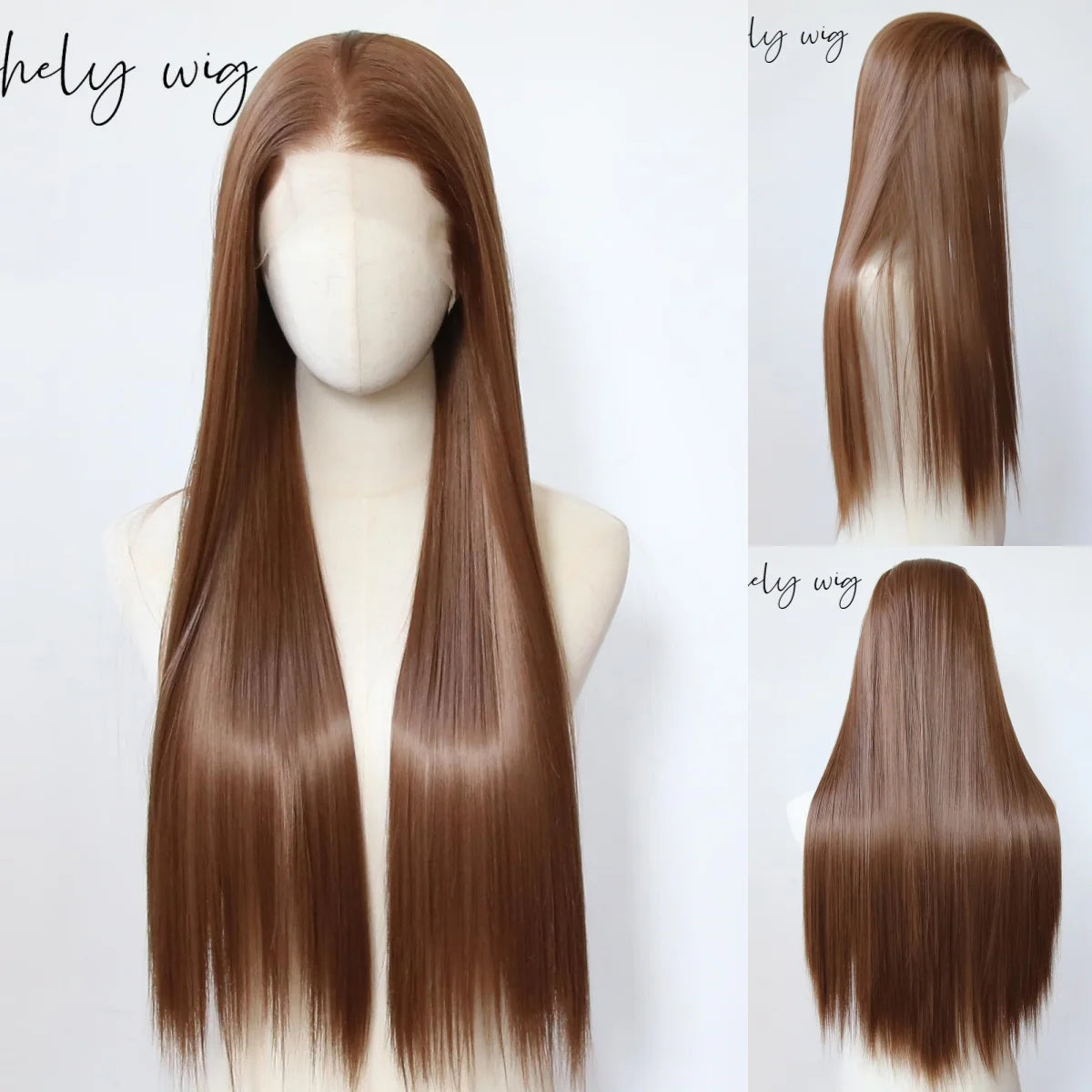 Red Wig 13x4 Straight Lace Front Wig 26inch Cosplay Wig High Temperature Resistant Fibers Synthetic Lace Wigs For Daily use