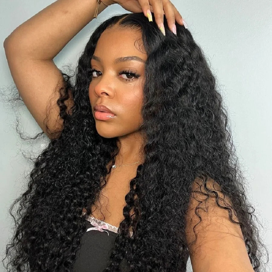 Deep Wave Frontal Wig 13x6 Hd Lace Curly Lace Front Human Hair Wig Deep Wave Wig Human Hair Human Hair Lace Frontal Wig On Sale