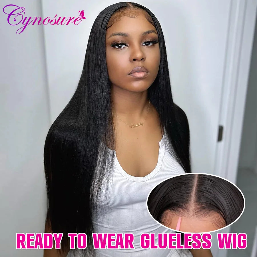 Cynosure Hair Wig 8x5 Glueless Human Hair Wigs Preplucked Brazilian Straight Lace Frontal Wig Human Hair For Women Ready To Wear