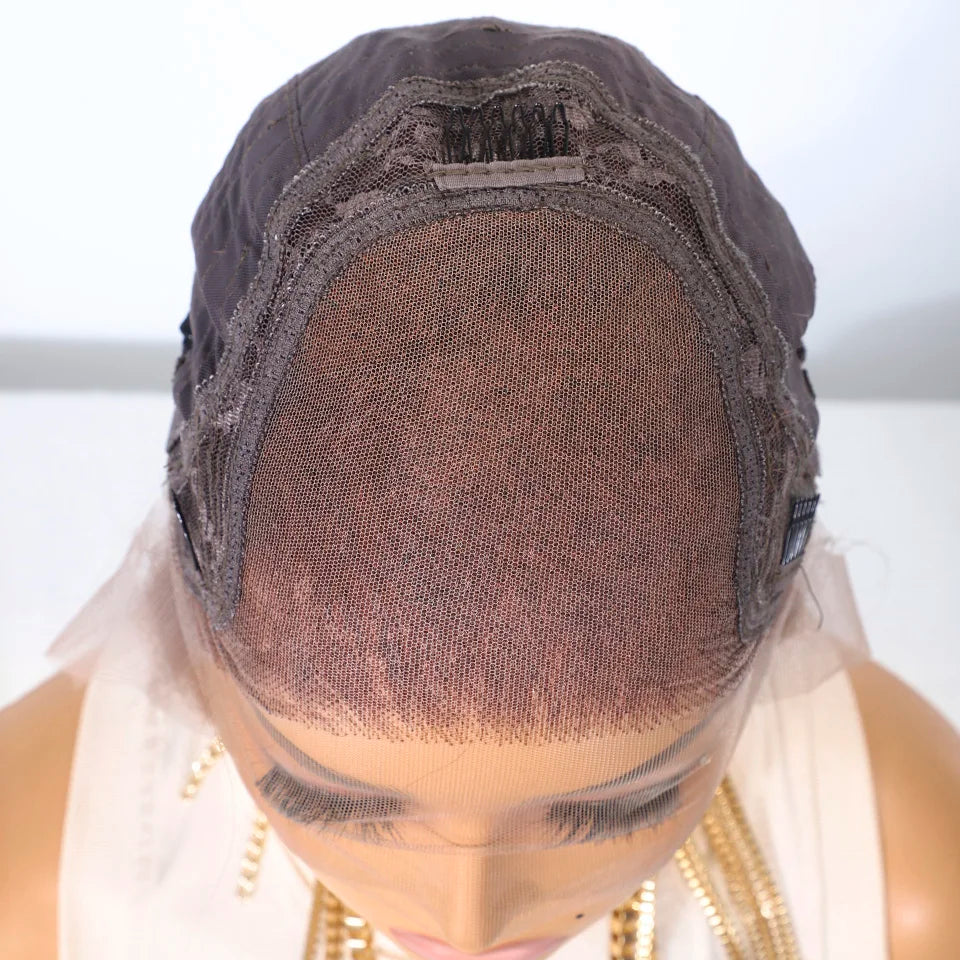 Lekker Clearance Brown Long Straight Lace Frontal Human Hair Wigs For Women Brazilian Remy Hair Pre Plucked Free Part 30" Wigs