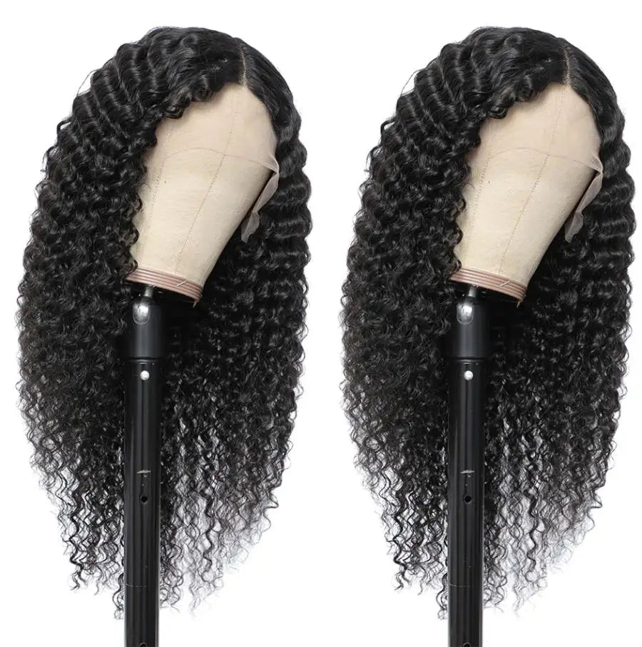 Deep Wave Frontal Wig 13x6 Hd Lace Curly Lace Front Human Hair Wig Deep Wave Wig Human Hair Human Hair Lace Frontal Wig On Sale