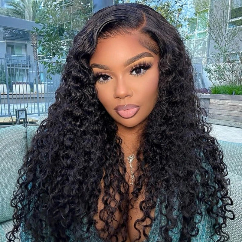 Deep Wave Frontal Wig 13x6 Hd Lace Curly Lace Front Human Hair Wig Deep Wave Wig Human Hair Human Hair Lace Frontal Wig On Sale