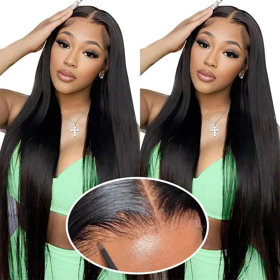 Straight Lace Front Wigs Human Hair 13x4 Hd Transparent Lace Front Human Hair Wigs for Black Women Brazilian Remy Hair 30 Inch