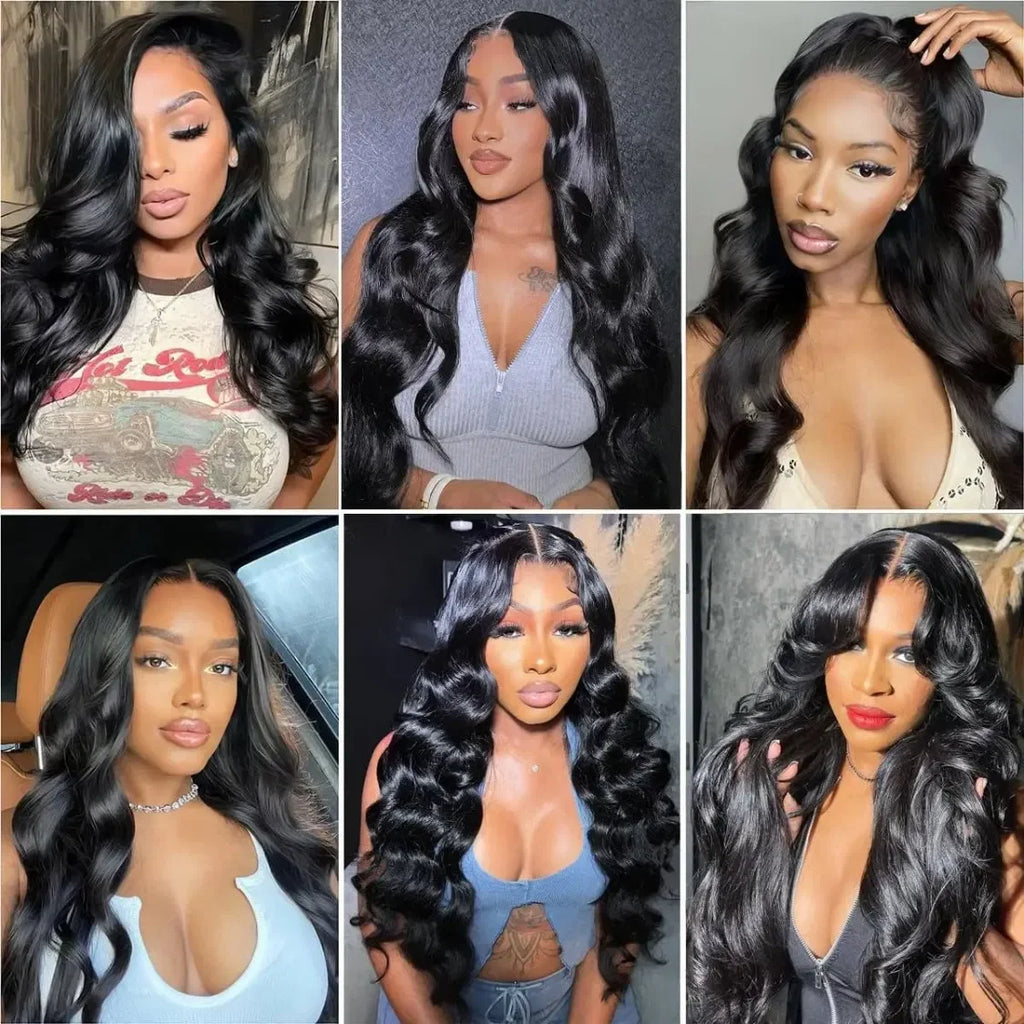 30 Inches Glueless Wigs Human Hair Pre Cut Wear To Go Lace Front Wig Brazilian Body Wave Human Hair Wigs For Women Beginner