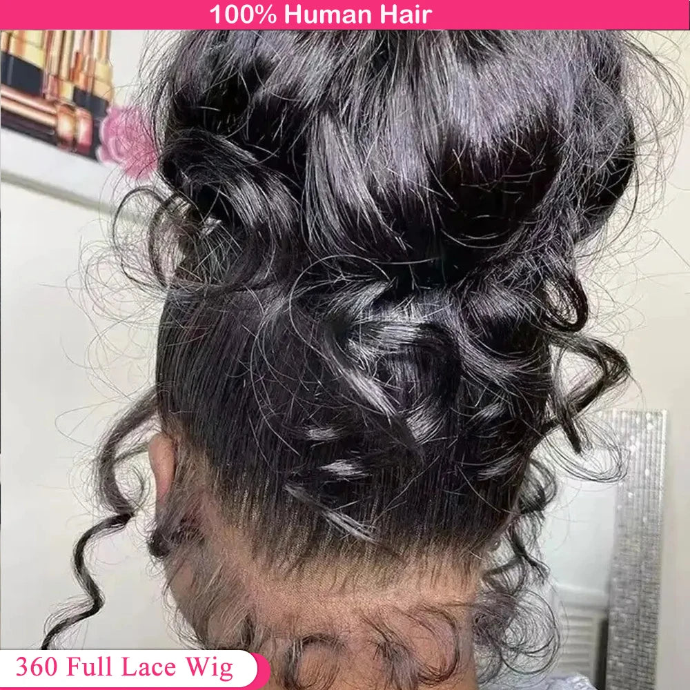 HD 360 Lace Front Wig Human Hair Wigs For Women 360 Full Lace Wig Human Hair Pre Plucked Body Wave HD 13X6 Lace Frontal Wigs