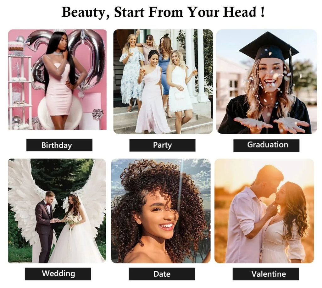 Burgundy Red Bone Straight Layered Cut Lace Front Wig 13x4 HD Lace Frontal Wig Synthetic Glueless Preplucked Ready To Wear