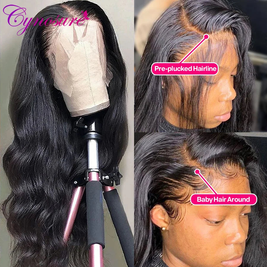 HD Lace Front Human Hair Wigs Body Wave 13x4 13x6 Transparent Lace Frontal Human Hair Wigs Pre Plucked HD Lace Wigs For Women