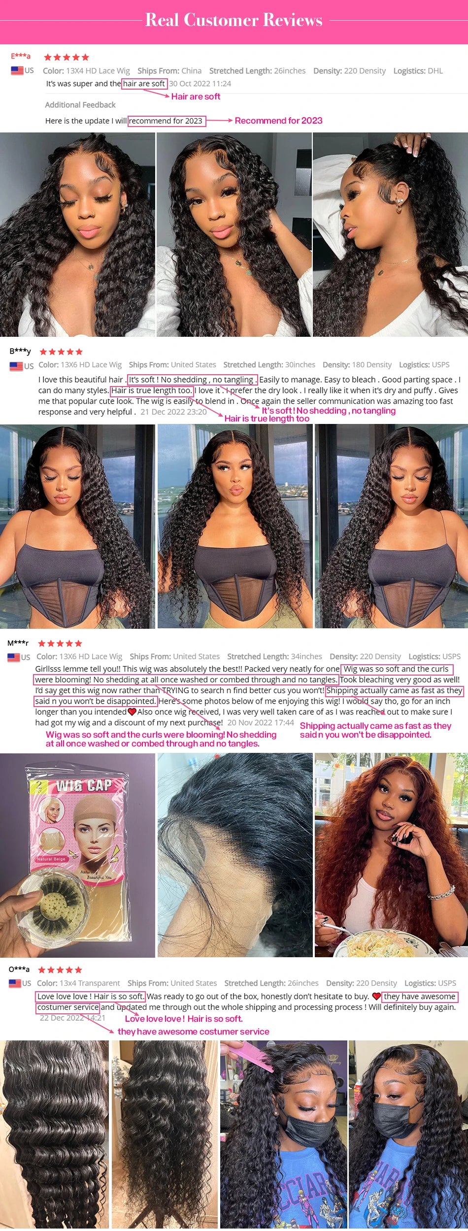 Cynosure Deep Wave Frontal Wig 13x6 HD Lace Frontal Human Hair Wigs For Women Preplucked Deep Curly Lace Front Human Hair Wigs