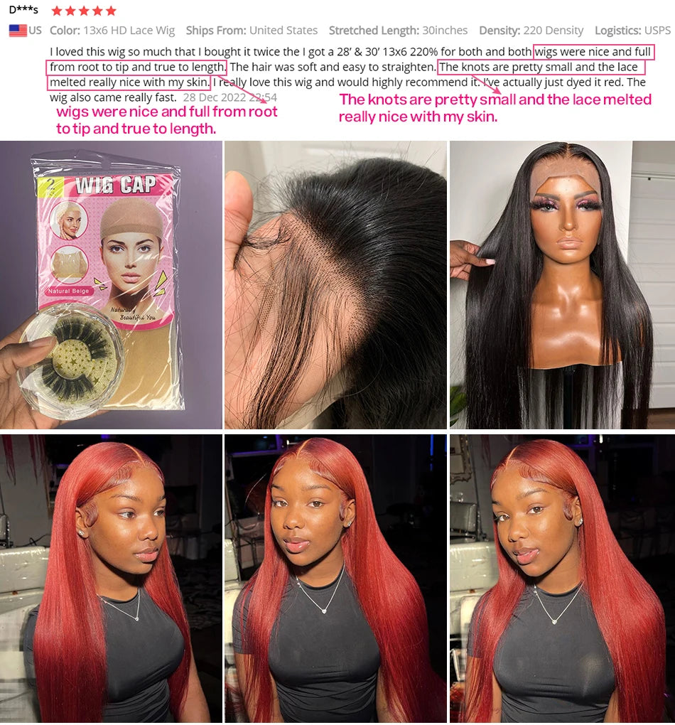 Cynosure 13x4 HD Transparent Lace Front Human Hair Wigs For Women 13x6 Brazilian Straight Pre Plucked Frontal Wig With Baby Hair